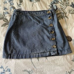 Denim Mini Skirt